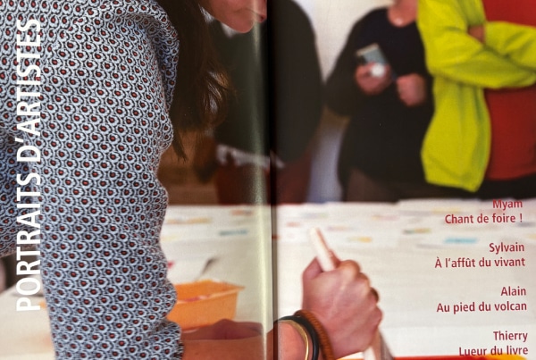 lecritoire-de-marie-livre-artiste-portrait-recit-association-2025-morbihan